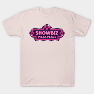 Showbiz Pizza in Pink T-Shirt